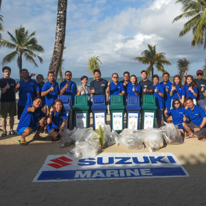 Suzuki Marine Boracay Opening - Trashcan donation